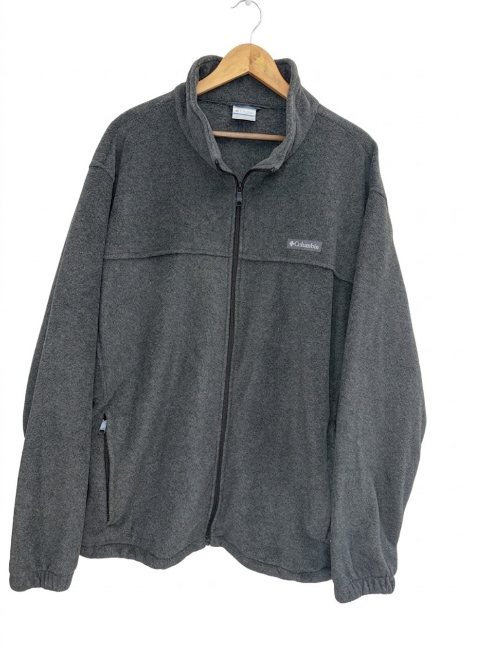 Columbia Men's Full Zip Steens Mountain Fleece Jacket Charcoal Grey 3X Winter